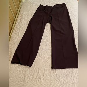 Dark brown dress pants great for work, parties or play.